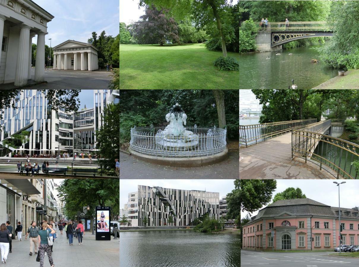 Modernes, Sonniges Appartement Im Herzen Von Duesseldorf エクステリア 写真